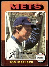 1975 TOPPS JON MATLACK NEW YORK METS #290