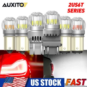 AUXITO LED Bulbs Reverse Tail Stop Brake Turn Signal Light 7506 7528 7443 3157NA - Picture 1 of 23