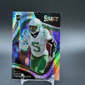 2022 Select Draft Picks Field Level Hyper Prizm Kayvon Thibodeaux #101 Rookie RC - Foto 1 di 2