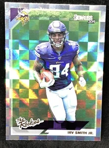 Irv Smith Jr. 2019 Donruss Rookie Refractor Insert VIKINGS - Imagen 1 de 2