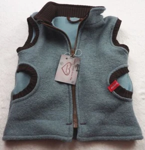 niciart design ♥ WOLLWALK WESTE♥WALKWESTE GEFÜTTERT♥100% SCHURWOLLE♥altmint - Bild 1 von 47
