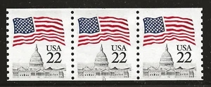 US Scott #2115, Plate #11 Coil 1985 Flag over Capitol 22c FVF MNH - Picture 1 of 1