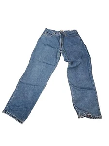 LL Bean Jeans Adult 38x32 Flannel Lined Classic Fit Straight Mens - Picture 1 of 10