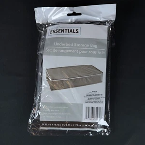 3x CLOSET ESSENTIALS GRAY Underbed Storage Bag 29,5x15.75x5,9 new - Picture 1 of 3