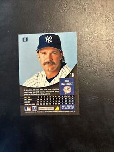 C55d #99 Don Mattingly, New York Yankees, 1996 pinnacle