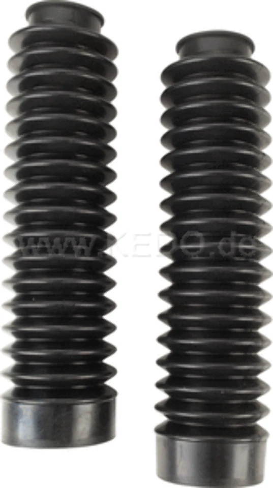 Fork Boots, black YAMAHA  XT250, TT500'79-, XT500/S'80-, 1 Pair (OEM Replica) - Image 1 of 1