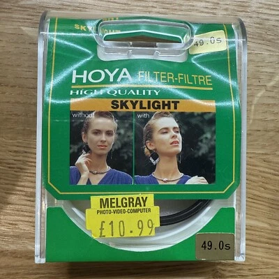 Hoya Skylight Lens Camera Filter 49mm Screw Thread Tokina Brand New Sealed - Image 1 of 3