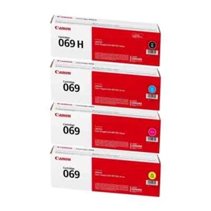 Canon 069 H Black High Yield, 069 Cyan/Magenta/Yellow Standard Yield Toner Set - Picture 1 of 1