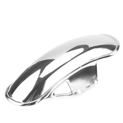1PCS Modified Motorcycle Front Wheel Cover Fender Splash Guard Mudguard Silver — 第 1/4 张图片