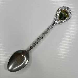 Oregon Resin Enamel Mountain Pendleton Portland USA Vintage Souvenir Spoon - Picture 1 of 7