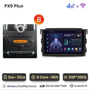 Autoradio Smart Fortwo 451 2005-2010 2G+32GB 8Core 4G+WIFI CarPlay Wireless - Foto 1 di 8