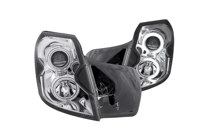 Faros cromados CCFL lentes transparentes Anzo Halo (NUEVOS, BOMBILLAS INCLUIDAS) Foto 1 de 4