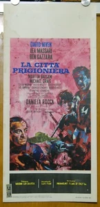 locandina film LA CITTA' PRIGIONIERA David Niven Lea Massari Ben Gazzara 1962 - Imagen 1 de 1