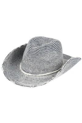C.C Exclusive Women's Fashion Distressed Vintage Style Cowboy and Cowgirl Hat - Image 1 of 4