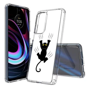 Für Motorola Edge/One 5G Ace Serie, Slim Cover, Katzenkratzdruck - Bild 1 von 20
