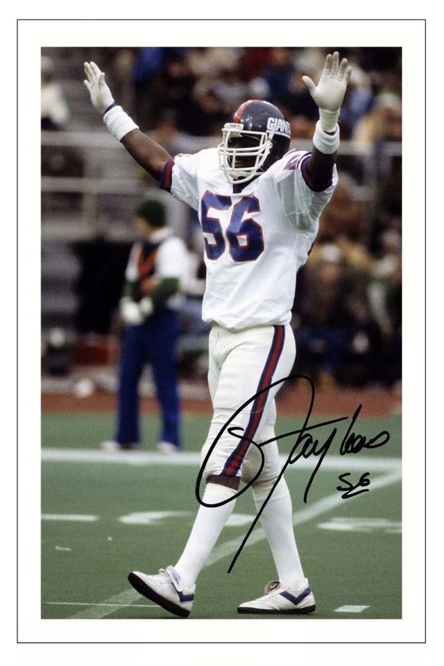 LAWRENCE TAYLOR NEW YORK GIANTS SIGNED PHOTO AUTOGRAPH PRINT NFL FOOTBALL - Image 1 of 1