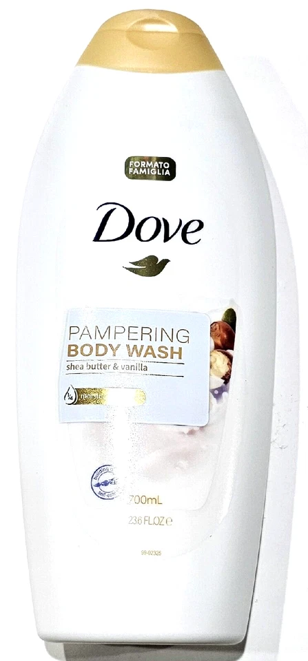 1 Ct Dove 23.6 Oz Pampering Shea Butter & Vanilla Body Wash 1/4 Moisture Cream - Image 1 of 1