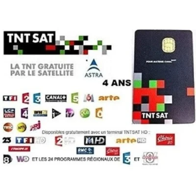✅ PROMO ✅ Carte Neuve TNT SAT 2025  Astra 19° LIVRAISON GRATUITE - Photo 1/2