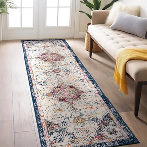 Rugshop Rugs for Kitchen Caen Bohemian Medallion Carpet Runners for Hallways 2x7 - Picture 1 of 11