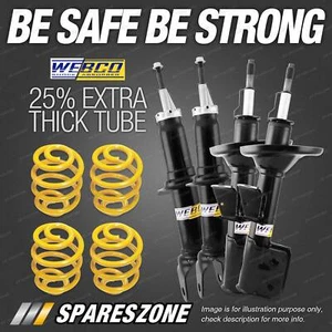 Front Rear Webco Shock Absorbers Lowered King Spring for Nissan 180SX Silvia S13 - Picture 1 of 2
