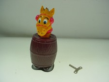 WIND UP JAPAN TOY WALKING HORSE IN A BARREL WORKS HAS KEY*