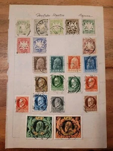 Briefmarken alt old Stamps Deutsches Reich Bayern Rarität selten Sammlung - Bild 1 von 2