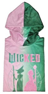 Wicked Women's Pink and Green Long Sleeve Hoodie Size L - Picture 1 of 5