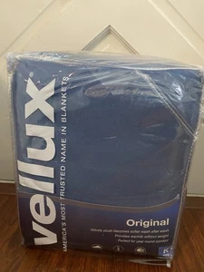 Vellux Original Soft & Cozy Luxurious Year Round  Blanket King Frost Blue NIP - Picture 1 of 2