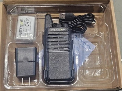 Retevis RT22 Walkie Talkie Two Way Radio for Hunting/Family/Event with Box New - Image 1 of 4