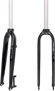 BOLANY Fahrrad Starrfedergabel 1-1/8" gewindelos Straight Steerer 29" schwarz - Bild 1 von 4