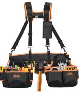 Brand New Professional Tool Belt Suspenders, Tool Belt Organizer With Suspenders - Picture 1 of 8