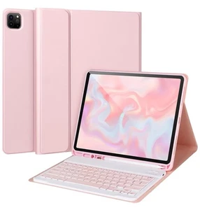 Funda Teclado para iPad Air 13 2024 M2, iPad Pro 12.9 '' 6ª/5ª Gen | Funda Rosa - Imagen 1 de 7