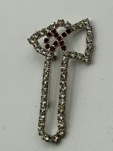 Vintage Axt Brosche Anstecknadel klar 2,25 lang - Bild 1 von 7