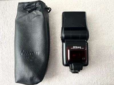[N MINT w/ Case] Nikon Speedlight SB-24 Shoe Mount TTL Flash From Japan. Tested. - Image 1 of 4