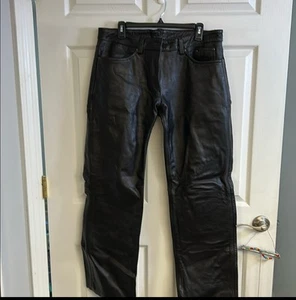 X Element Women’s Leather Boot Cut Jeans Pants Size 14-excellent condition - Picture 1 of 10