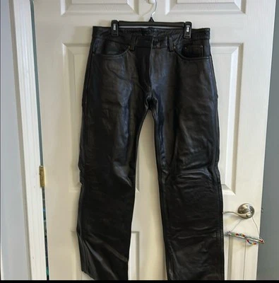 X Element Women’s Leather Boot Cut Jeans Pants Size 14-excellent condition - Image 1 of 4