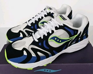 Saucony Grid Azura 2000 OG - Blanco / Negro / Azul Reino Unido 10 / EE. UU. 11 / EUR 45. 6000 - Imagen 1 de 8
