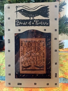 OOP ALPHABET SAMPLER BY BIRDS OF A FEATHER New - Picture 1 of 3
