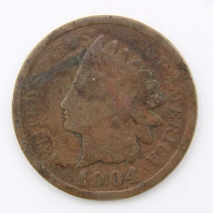 1904 - Penny testa di indiano - G/VG - C66 - Foto 1 di 2