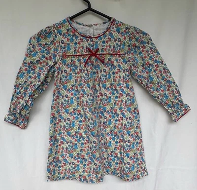 Vestido Bella Bliss Niñas’ Talla 5 Floral Manga Larga Lazo Multicolor Foto 1 de 4