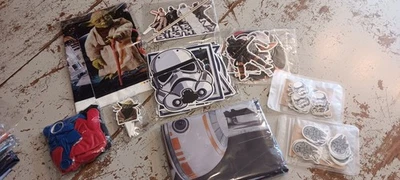 Star Wars Cumpleaños Fiesta Suministros, Decoraciones, Bandera, Bandera Grande, Cupcake  Foto 1 de 4