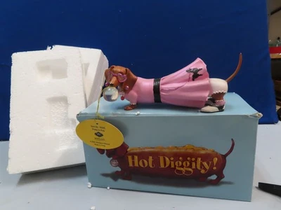 WESTLAND HOT DIGGITY DOG  DACHSHUND PRETTY IN PINK NEW IN BOX - Image 1 of 4