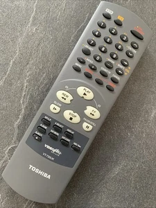TOSHIBA VT-730UK for V730 VCR GENUINE REMOTE STRIPPED CLEANED TESTED & WORKING - Picture 1 of 5