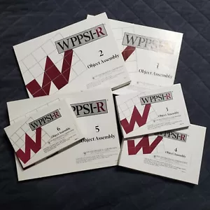 ⭐️ WPPSI-R Wechsler Preschool & Primary Scale Intelligence Lot - Picture 1 of 7