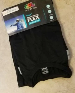Fruit of the Loom Boys Performance Flex Baselayer Set 2pc Black sz XS (4/5) NEW - Picture 1 of 4
