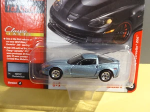 JOHNNY LIGHTNING - CARLISLE BLUE - 2012 CHEVY CORVETTE Z06 - Picture 1 of 3