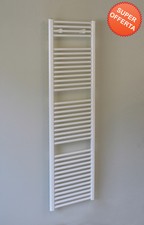 SCALDASALVIETTE BIANCO 180x50CM RADIATORE TERMOARREDO CALORIFERO BAGNO