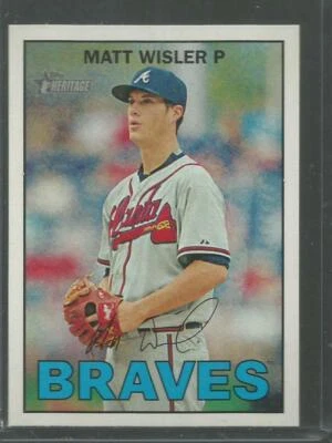 2016 Topps Heritage #98 Matt Wisler Braves  - Image 1 of 2