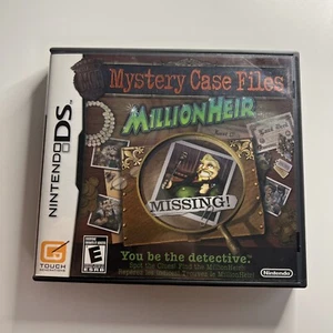 Mystery Case Files MillionHeir DS - Nintendo DS Game With Case And Manual - Picture 1 of 3