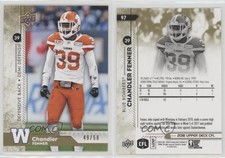 2018 Upper Deck CFL Gold /50 Chandler Fenner #97